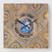 De bruidskamer, plafond door Andrea Mantegna Vierkante Klok (Voorkant)