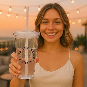 De bruidsmeisje Club Bachelorette Acryl Drinkbeker