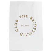 De bruidsmeisje Club Bachelorette Medium Cadeauzakje (Achterkant)