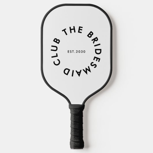 De bruidsmeisje Club Bachelorette Pickleball Paddle (Voorkant)