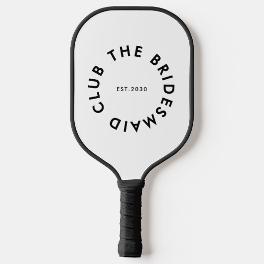 De bruidsmeisje Club Bachelorette Pickleball Paddle (Achterkant)