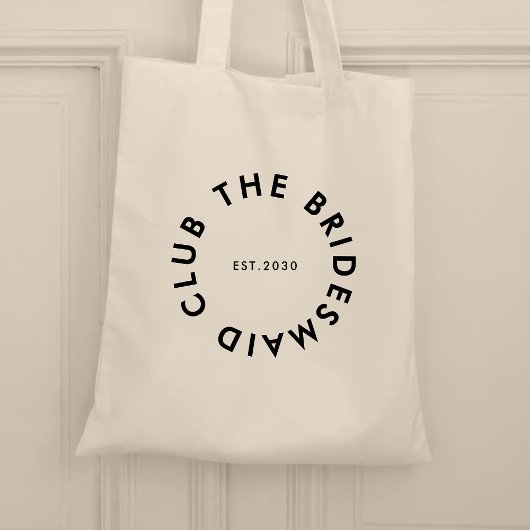 De bruidsmeisje Club Bachelorette Tote Bag