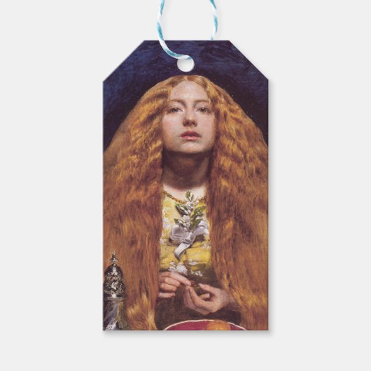 De Bruidsmeisje (door John Everett Millais) Cadeaulabel (Voorkant)