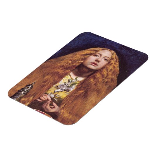 De Bruidsmeisje (door John Everett Millais) Magneet (Linkerzijde)