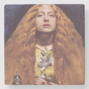 De Bruidsmeisje (door John Everett Millais) Stenen Onderzetter