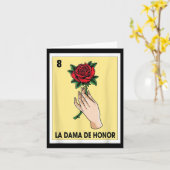 De bruidsmeisje Mexicaanse Bingo Kaart Bride Babe (Gele Bloem)