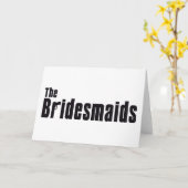 De bruidsmeisjes (maffia) kaart (Gele Bloem)