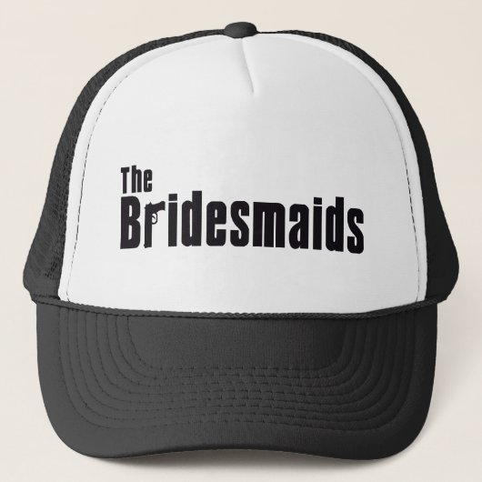 De bruidsmeisjes (maffia) trucker pet (Voorkant)
