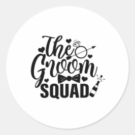 De Bruidsmeisjes Ronde Sticker
