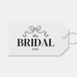 De Bruidsperiode | Lint Boog Schets Bruiloft Borre Cadeaulabel