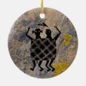 De bruiloft Blanket Keramisch Ornament (Achterkant)