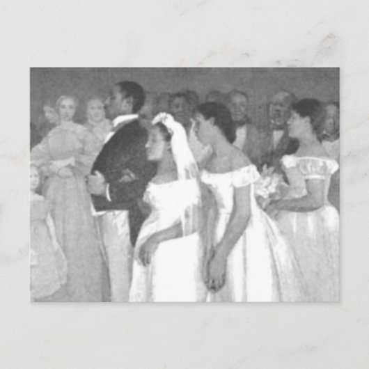 De bruiloft briefkaart (Voorkant)