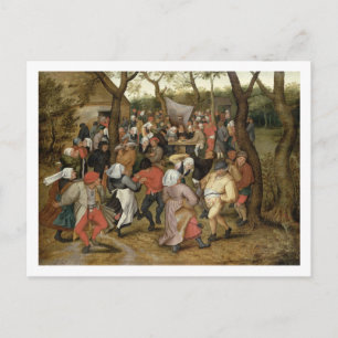 De bruiloft briefkaart