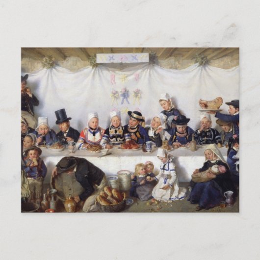 De bruiloft briefkaart (Voorkant)