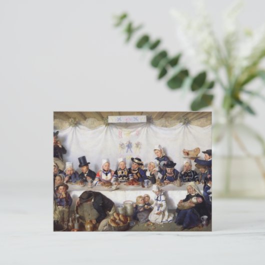 De bruiloft briefkaart (Staand voorkant)