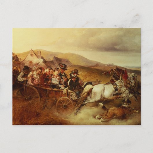 De bruiloft briefkaart (Voorkant)