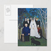 De bruiloft, c.1905 briefkaart (Voorkant / Achterkant)