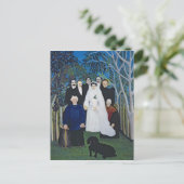 De bruiloft, c.1905 briefkaart (Staand voorkant)