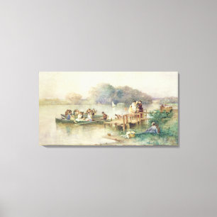De bruiloft canvas afdruk