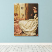 De bruiloft canvas afdruk (Insitu (Houten vloer))