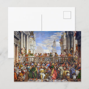 De bruiloft in Canada   Paolo Veronese   Briefkaart