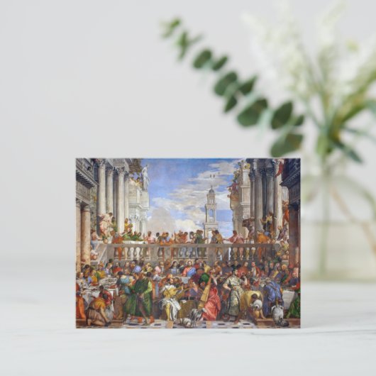De bruiloft in Canada | Paolo Veronese | Briefkaart (Staand voorkant)