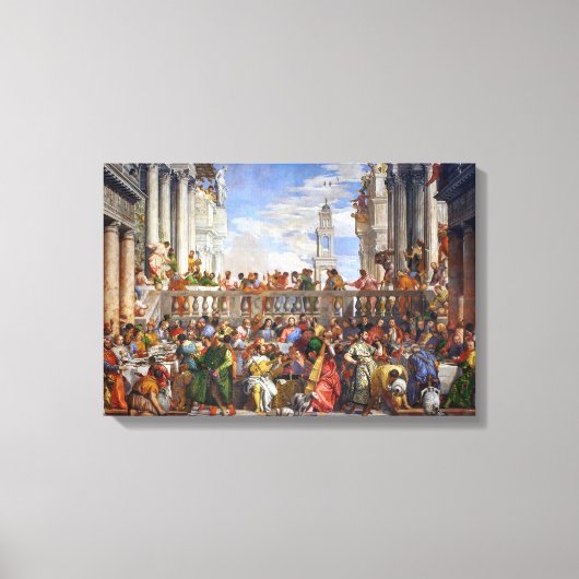 De bruiloft in Canada | Paolo Veronese | Canvas Afdruk (Voorkant)