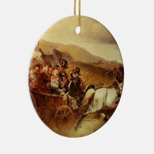 De bruiloft keramisch ornament (Rechts)