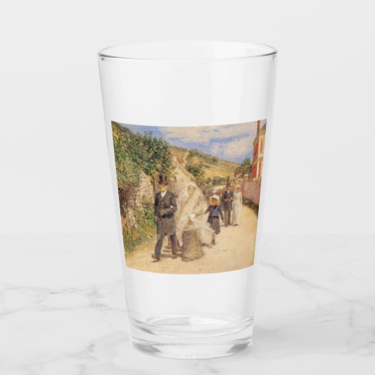 De bruiloft mars (huwelijkscène) glas (Voorkant)