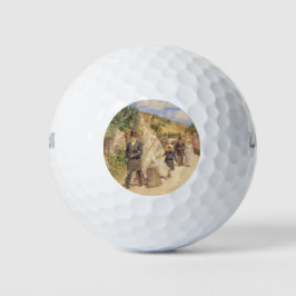 De bruiloft mars (huwelijkscène) golfballen
