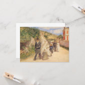 De bruiloft mars (huwelijkscène) kaart (Voorkant / Achterkant in situ)