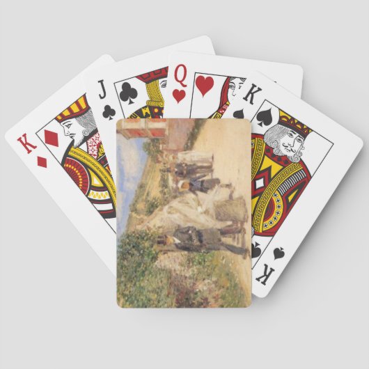 De bruiloft mars (huwelijkscène) pokerkaarten (Achterkant)