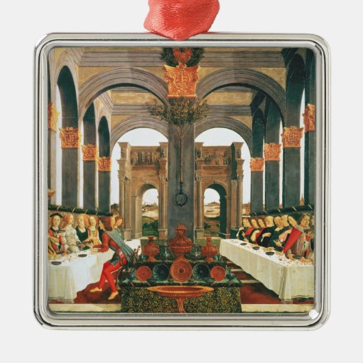 De bruiloft metalen ornament (Voorkant)