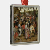 De bruiloft metalen ornament (Rechts)