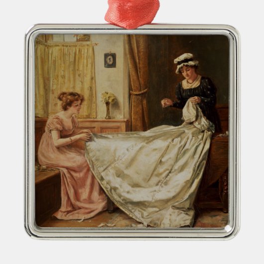 De bruiloft metalen ornament (Voorkant)
