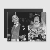 De bruiloft of het Jubileum van het gelukkige paar (Voorkant / Achterkant)