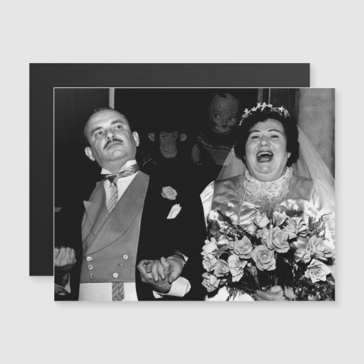 De bruiloft of het Jubileum van het gelukkige paar (Voorkant / Achterkant)