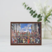 De bruiloft op Cana, die op Cana weduwt, Briefkaart (Staand voorkant)
