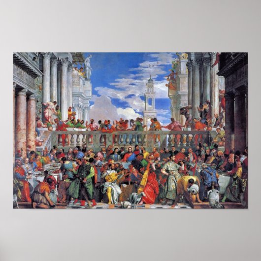 De bruiloft op Cana, die op Cana weduwt, Poster (Voorkant)