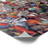 De bruiloft op Cana, die op Cana weduwt, Poster (Hoek)