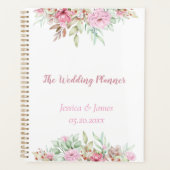 De bruiloft Planner, Elegant Floral Sophisticated Planner (Voorkant)