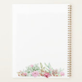 De bruiloft Planner, Elegant Floral Sophisticated Planner (Achterkant)