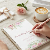 De bruiloft Planner, Elegant Floral Sophisticated Planner