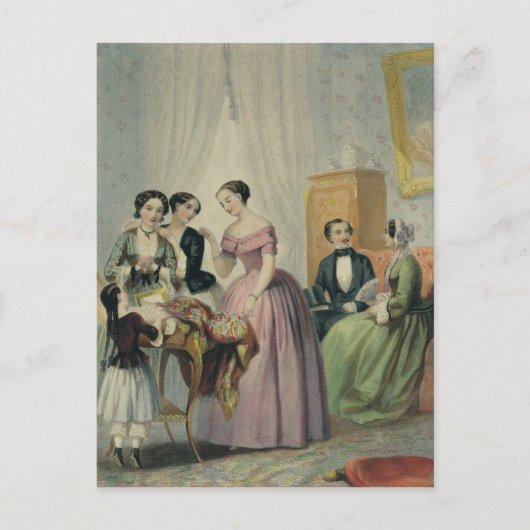 De bruiloft presenteert briefkaart (Voorkant)