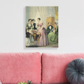 De bruiloft presenteert canvas afdruk (Insitu (Woonkamer))