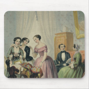 De bruiloft presenteert muismat