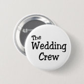 De bruiloft ronde button 5,7 cm (Voorkant /achterkant)