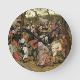 De bruiloft ronde klok