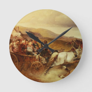 De bruiloft ronde klok