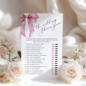 De bruiloft schoen spel Pink Bow Vrijgezellenfeest